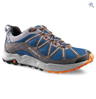 Scarpa Ignite Men's Trail Shoe - Size: 45 - Colour: Blue And Silver